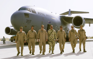 Australian C-17 makes dirt landing